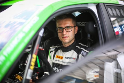 Rajd Śląska: Škoda Fabia R5 Miko Marczyka na awaryjnych. Koniec marzeń o wygranej