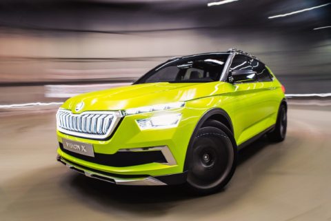 Škoda Vision X po raz pierwszy zaprezentowana w ruchu