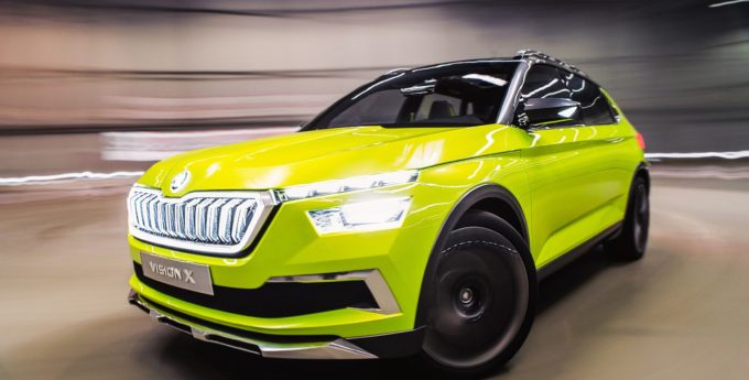 Škoda Vision X po raz pierwszy zaprezentowana w ruchu