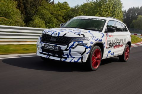 Nowa Škoda Kodiaq RS z rekordowym czasem okrążenia na Nürburgringu
