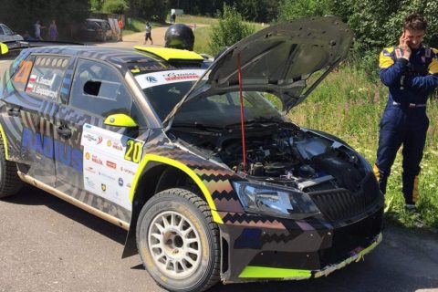 Rajd Estonii: Aron Domżała i Szymon Gospodarczyk powstrzymani przez awarię