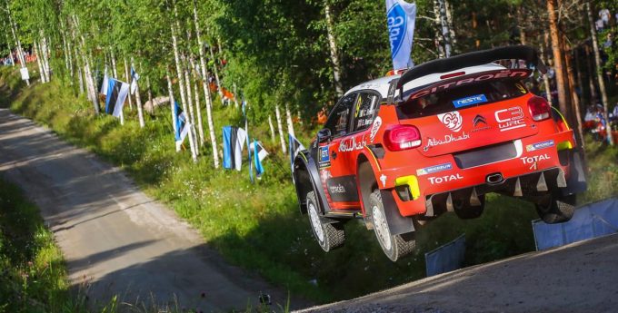 Rajd Finlandii: Poprawione Citroëny C3 WRC najszybsze na testowym