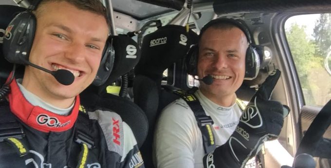 Rajd Rzeszowski: Brzeziński przed Grzybem na testowym