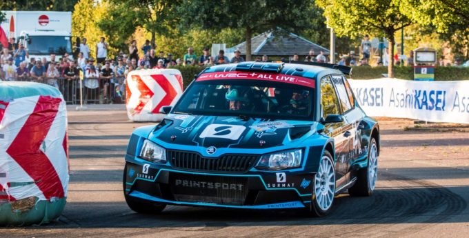 Rajd Niemiec: Polacy trafili na ścianę deszczu. Kopecky kontroluje sytuację