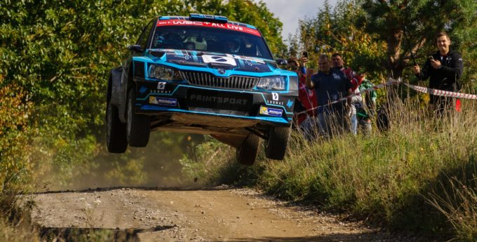 Rajd Warmiński: Pierwszy test Pieniążka zaliczony na 5, Staniszewski drugi