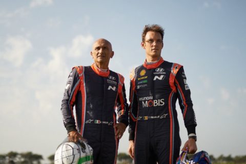 Liderzy WRC i WTCR zagrali w reklamie Hyundaia i30 Fastback N. Padł rekord