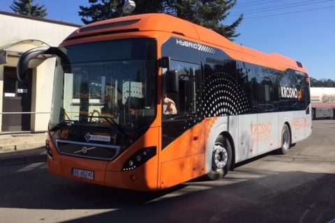 Volvo dostarczyło do Krosna 11 autobusów hybrydowych