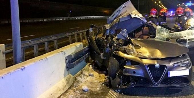 Tragedia na A1. Zginęła pasażerka Alfy prowadzonej przez 64-latka
