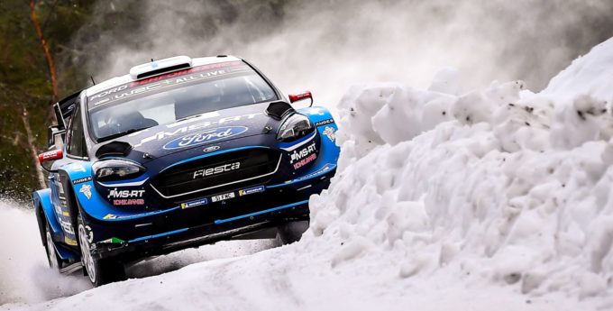 Rajd Szwecji: Ogier odpada z rywalizacji. Suninen nowym liderem rajdu