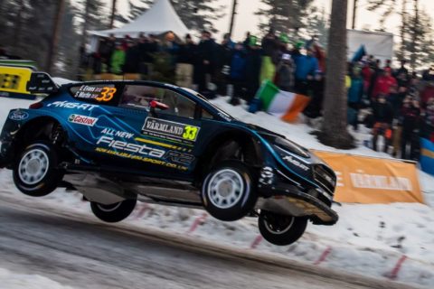 Rajd Szwecji: Evans dyktuje tempo na drugim Likenäs