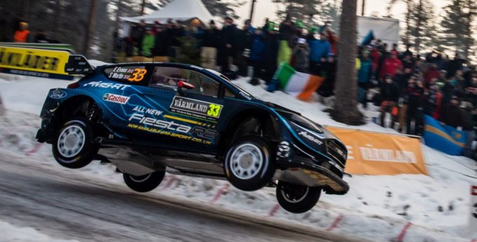 Rajd Szwecji: Evans dyktuje tempo na drugim Likenäs