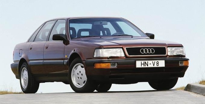 V8 Quattro z 1989 roku było pierwszym nowoczesnym Audi