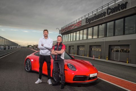 Reprezentant Polski w siatkówce także trenuje na Porsche Experience