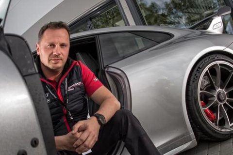 Janusz Dudek, szef instruktorów Porsche Experience, opowiada o pracy na torze Silesia Ring