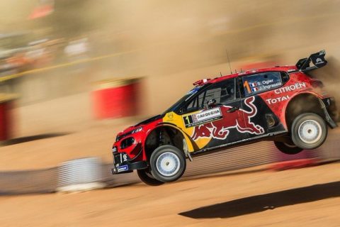 Rajd Sardynii: Citroeny najskuteczniejsze na błotnistym watersplashu