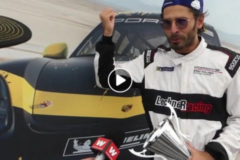 Jimek (Radzimir Dębski) opisuje kończący weekend PSCCE wyścig endurance
