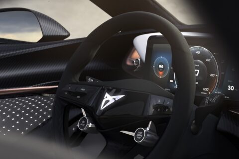Cupra prezentuje efektowne wnętrze elektrycznego konceptu