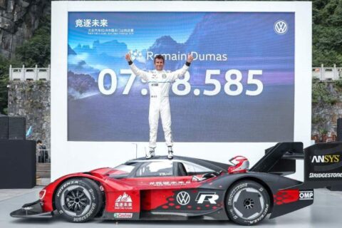 Volkswagen ID. R(ekord) wysoko zawiesił poprzeczkę na górze Tianmen
