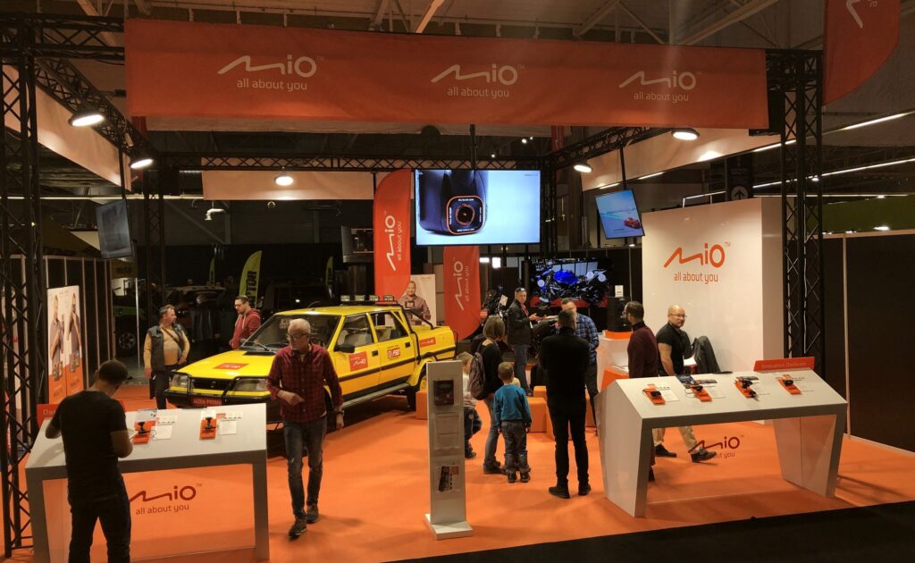 Analog przyciągał uwagę do cyfrowych nowinek. Wyjątkowa wystawa Mio na Warsaw Motor Show