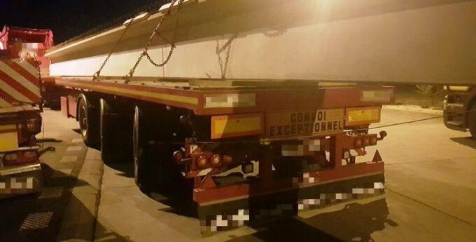 Transport przęseł betonowych z zastrzeżeniami