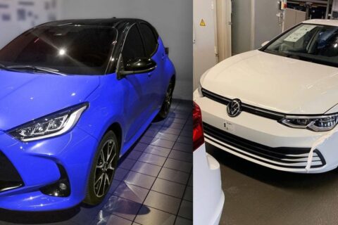Szpiedzy uprzedzają producentów. Toyota Yaris 2020 i Volkswagen Golf Mk8 bez cenzury