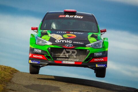 Hyundai i20 R5 na Michelinach bez konkurencji w Cieszyńskiej Barbórce. Byśkiniewicz jechał jakby nie miał przerwy