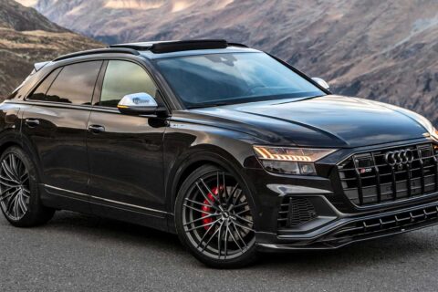 Audi SQ8 po kuracji ABT na 23-calowych felgach wygląda jak hot hatch na sterydach