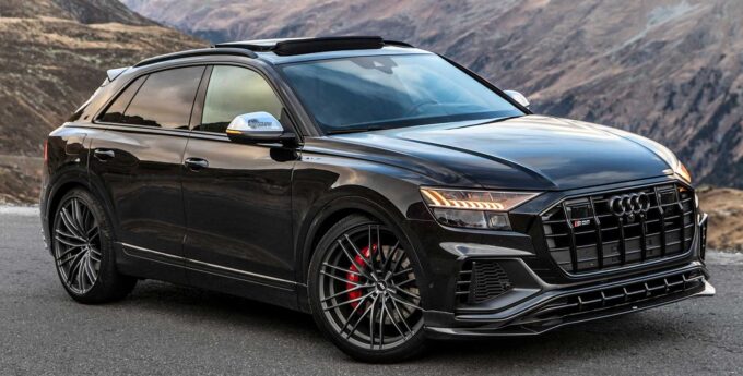 Audi SQ8 po kuracji ABT na 23-calowych felgach wygląda jak hot hatch na sterydach