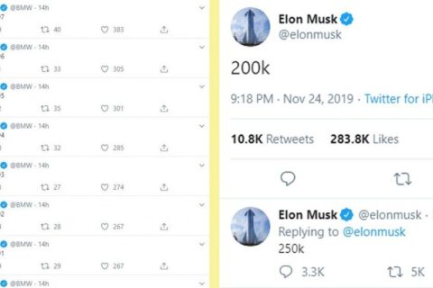 BMW znowu trolluje Elona Muska i szydzi z liczby zamówień Tesli Cybertruck