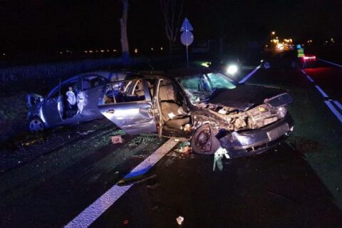 Spowodował wypadek. Nie miał uprawnień, był pijany, naćpany i jechał samochodem niedopuszczonym do ruchu