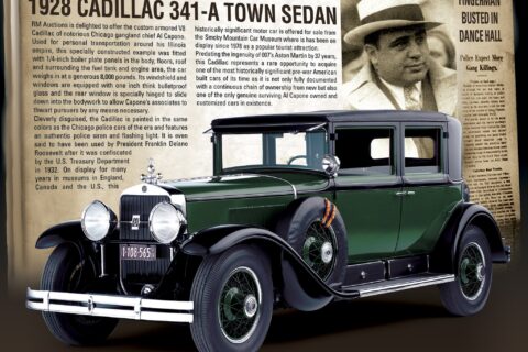 Ten Cadillac z 1928 należący do Ala Capone trafił na aukcję. Ma iście gangsterskie wyposażenie i cenę