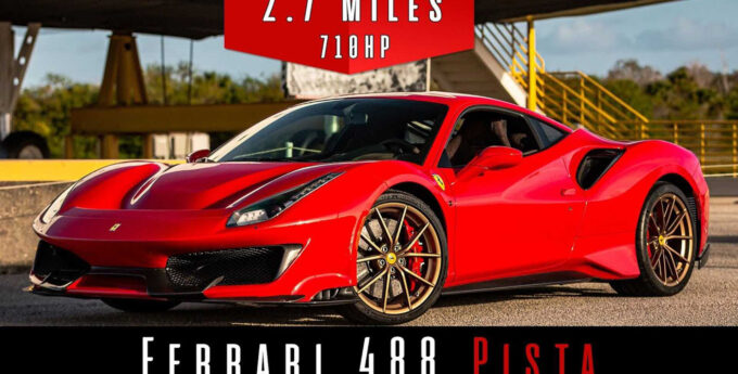 Mrugnij, a nie zdążysz. Tak od 0 do 341 km/h przyspiesza najnowsze Ferrari 488 Pista