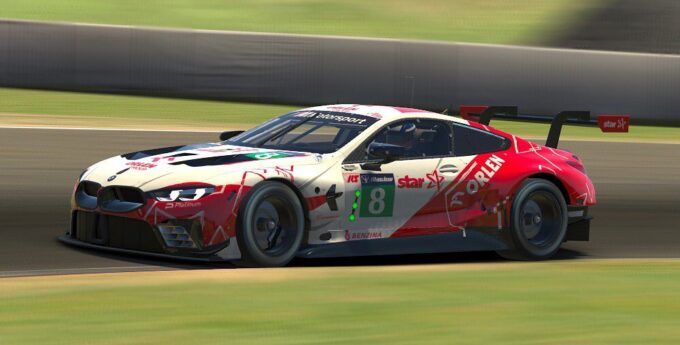 Orlen Team wkracza do simracingu. Robert Kubica poprowadzi dziś wirtualne BMW M8 GTE na swoim ulubionym torze