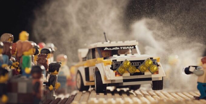 Maniak Audi Quattro grupy B zrekonstruował z klocków Lego kultowe zdjęcia ze złotej ery rajdów