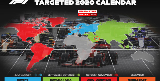 Zarys nowego kalendarza F1 2020