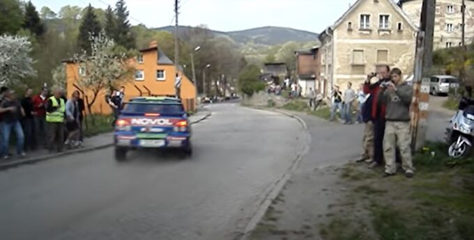 Leszek Kuzaj Rajd Elmot 2007 drift