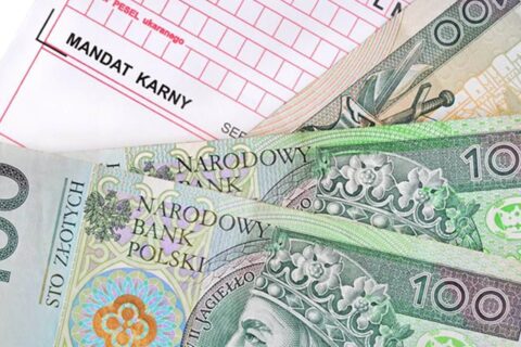 mandat policja maseczka