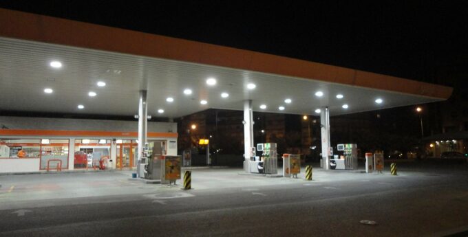 stacja paliw diesel