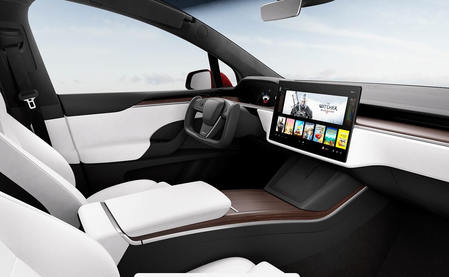 Tesla Model S/X wnętrze