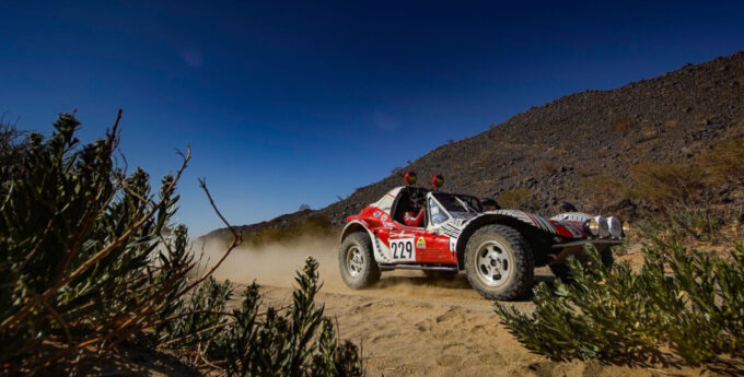 Dakar Classic – Nie ma mocny na Buggy Sunhill, Skoda 130 na etapowym podium