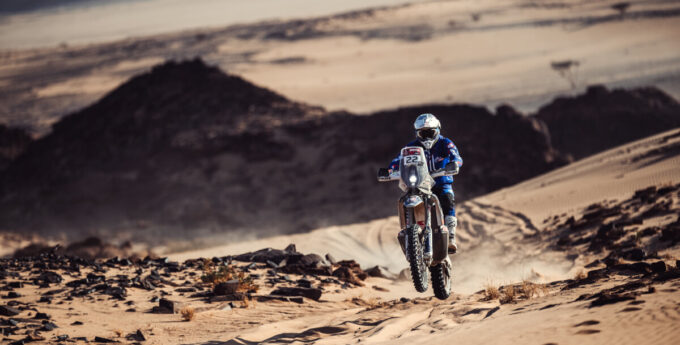 Maciej Giemza jest zadowolony z trzeciego etapu Rajdu Dakar