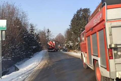 Kierowca ściął zakręt