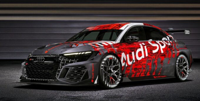 Audi RS3 LMS w nowej stylistyce, gotowe by bić rekordy w wyścigach TCR