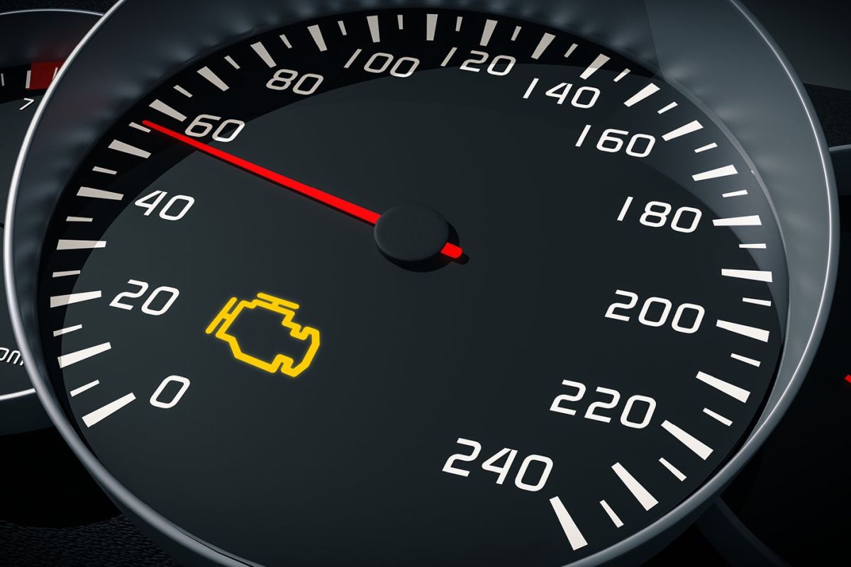 Kontrolki awarii silnika - check engine