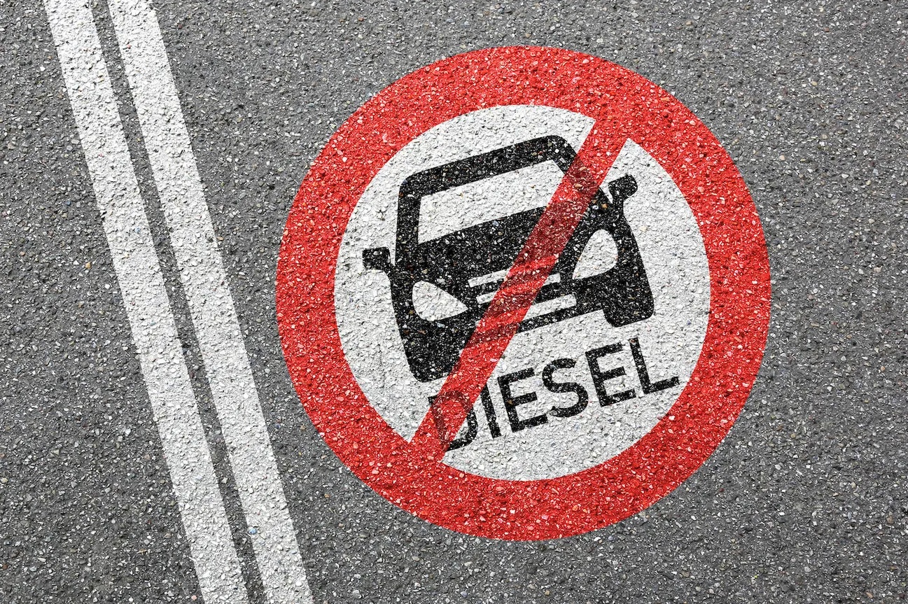 diesel strefa zakaz
