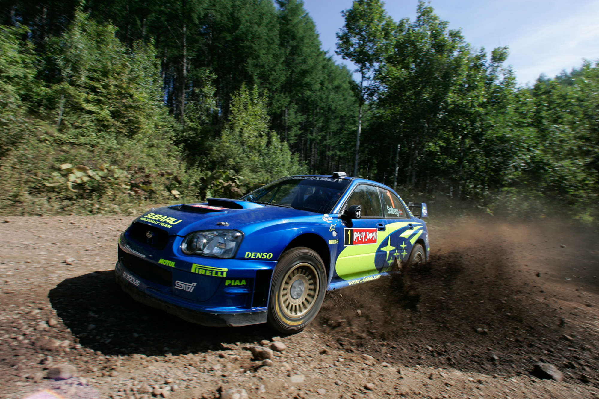 Petter Solberg/Phil Mills (Subaru Impreza S10 WRC) - Rajd Japonii 2004
