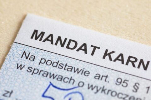 mandat kierowcy
