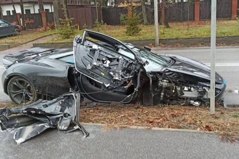mclaren 720s kierowca rajdowy wypadek otwock