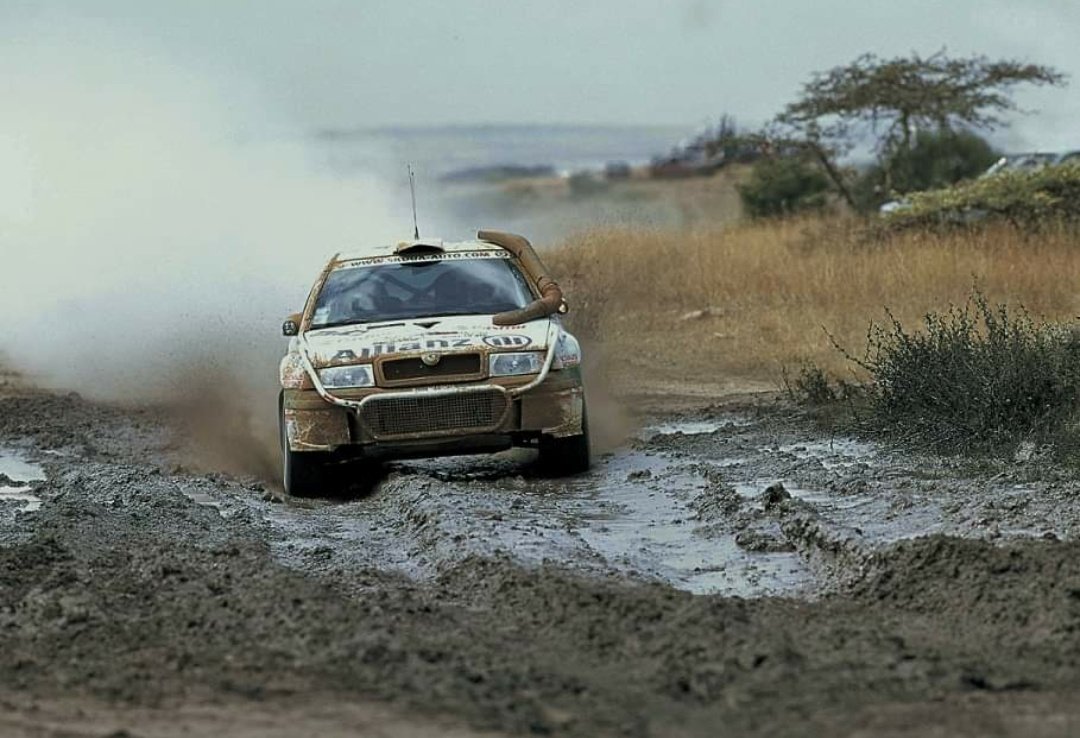 Armin Schwarz (Skoda Octavia WRC) Rajd Safari 2001
