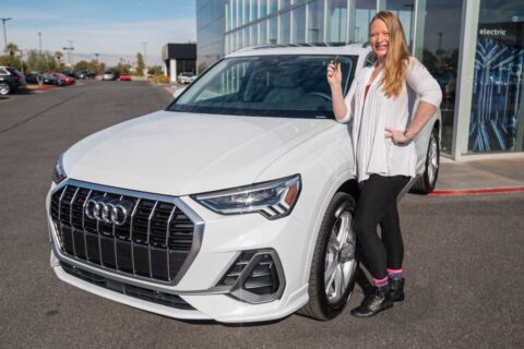 Audi dało kobiecie samochód za darmo, po tym, jak nie dostała nagrody za poprawną odpowiedź w konkursie